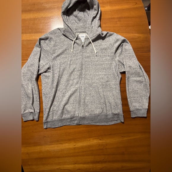 Old Navy Gray Zip-Up Men's Sweater - Picture 2 of 5